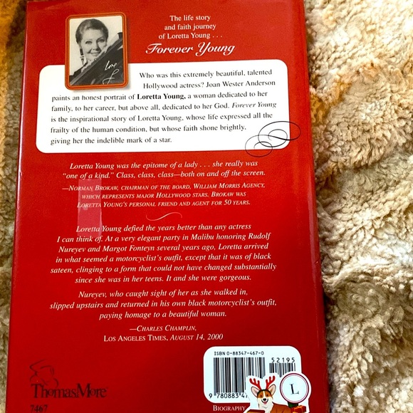 LORETTA YOUNG Bio FOREVER YOUNG by Joan Wester Anderson Hardback w/ photos - Picture 2 of 5